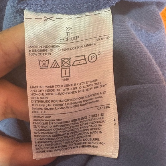 GAP Blue Shirt Dress - Picture 5 of 5